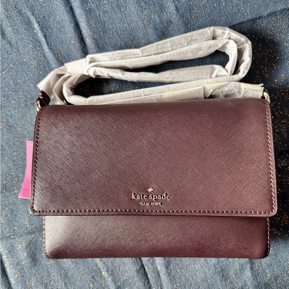 kate spade Handbags - Kate Spade Brown Crossbody Bag Minimalist Design